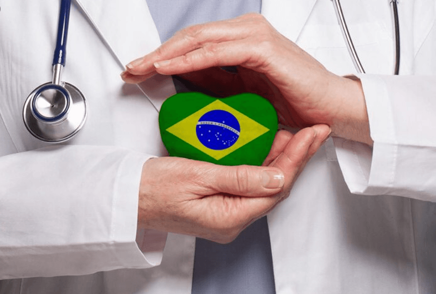 brazilian doctor representing dental veneers abroad in Brazil